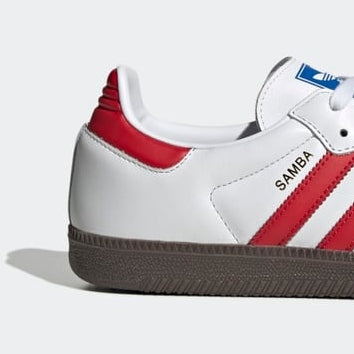 Adidas Samba OG
"White Better Scarlet"