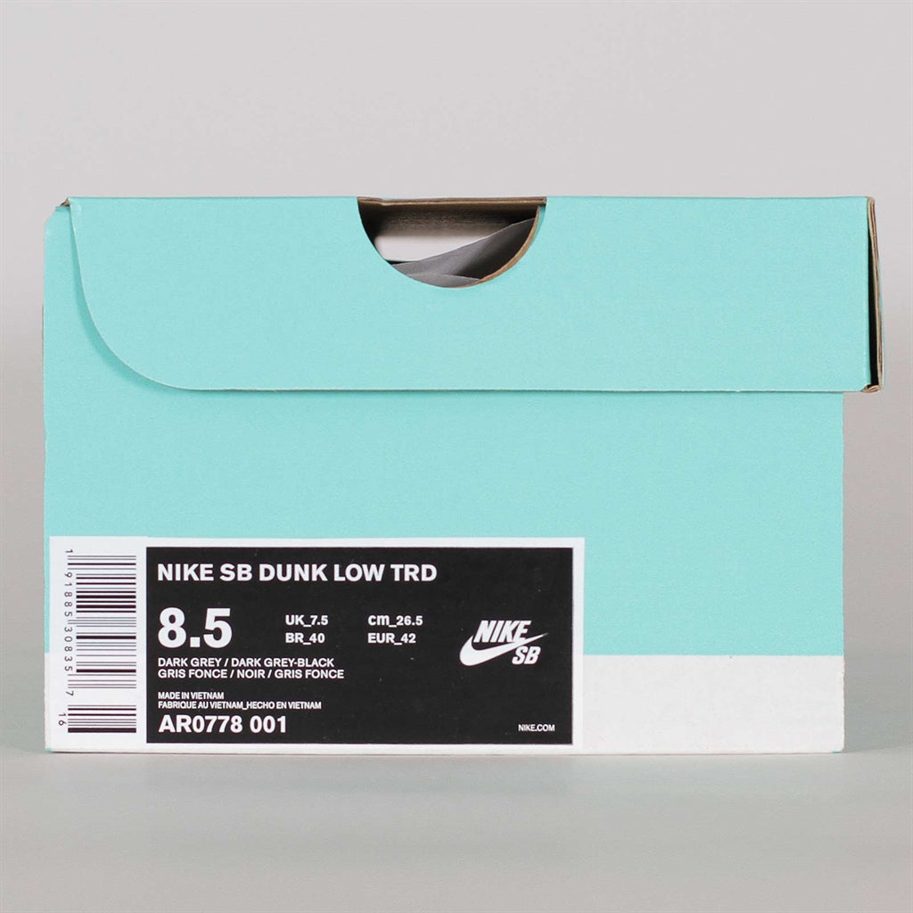 Nike SB Dunk Low
"Dark Grey Black Gum"