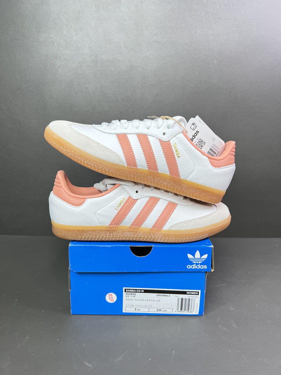 Adidas Samba OG
"White Wonder Clay Gum"