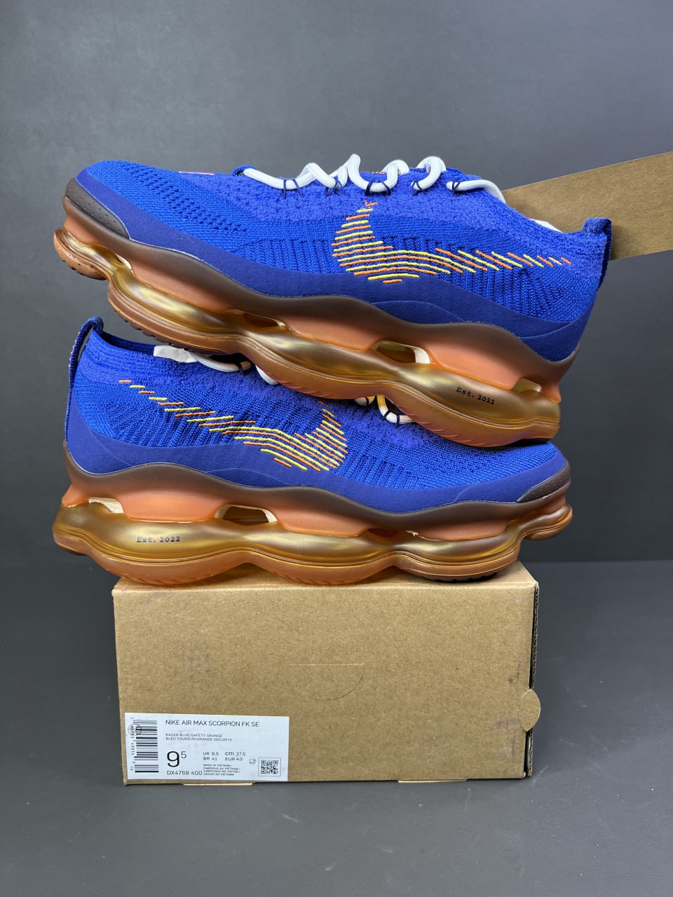 Air Max Scorpion FK SE
"M. Frank Rudy Racer Blue"