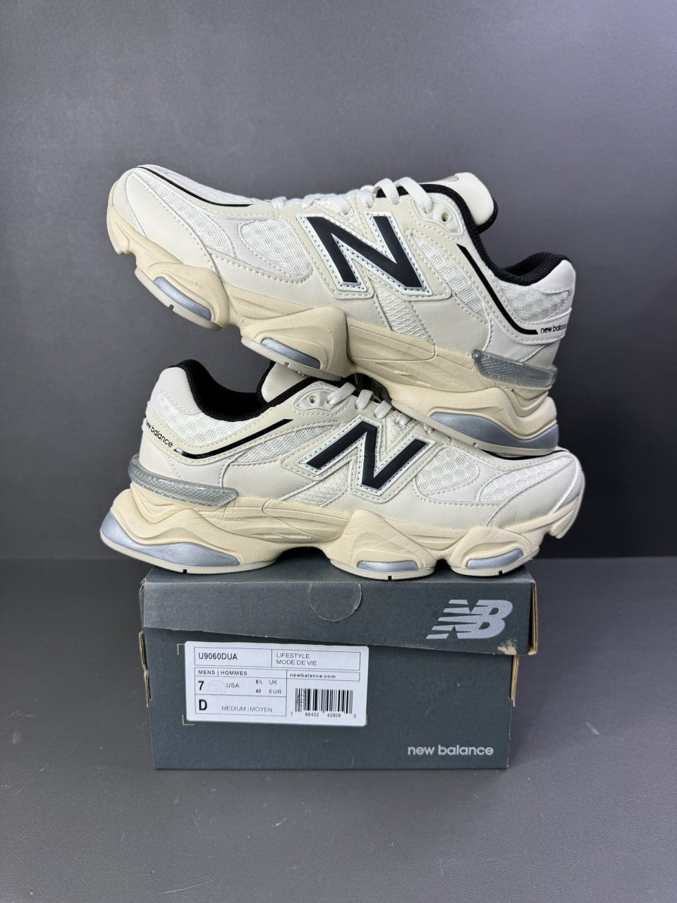 New Balance 9060
"Turtledove Black Silver Metallic"