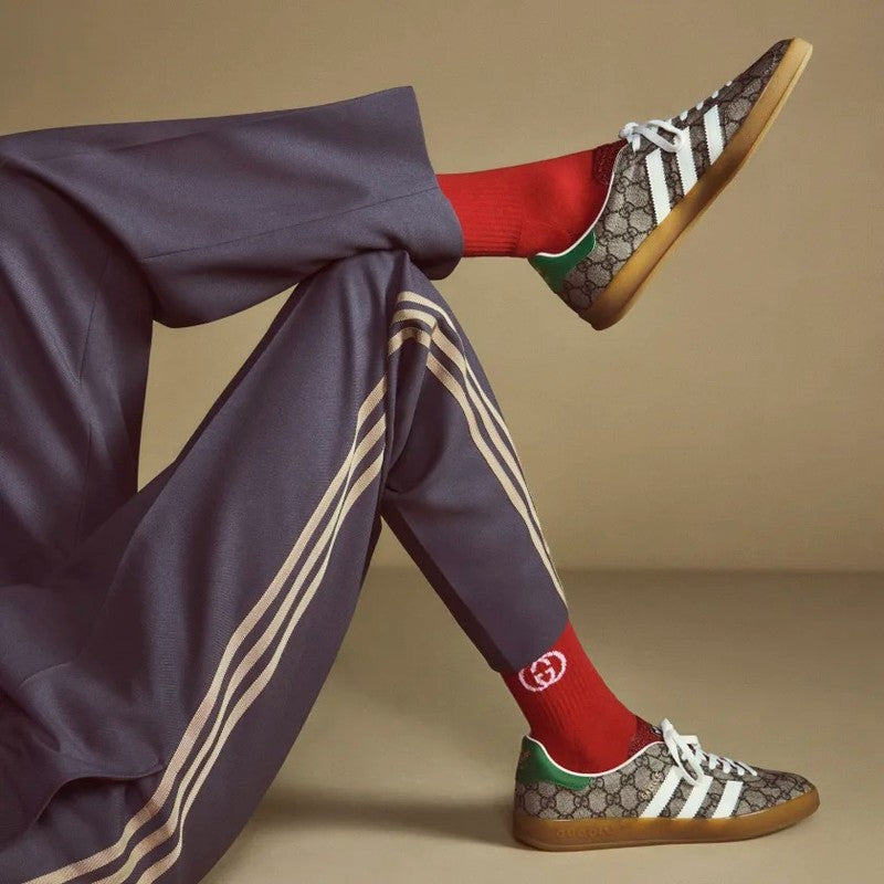 Adidas Gazelle x Gucci
"Beige GG Monogram"