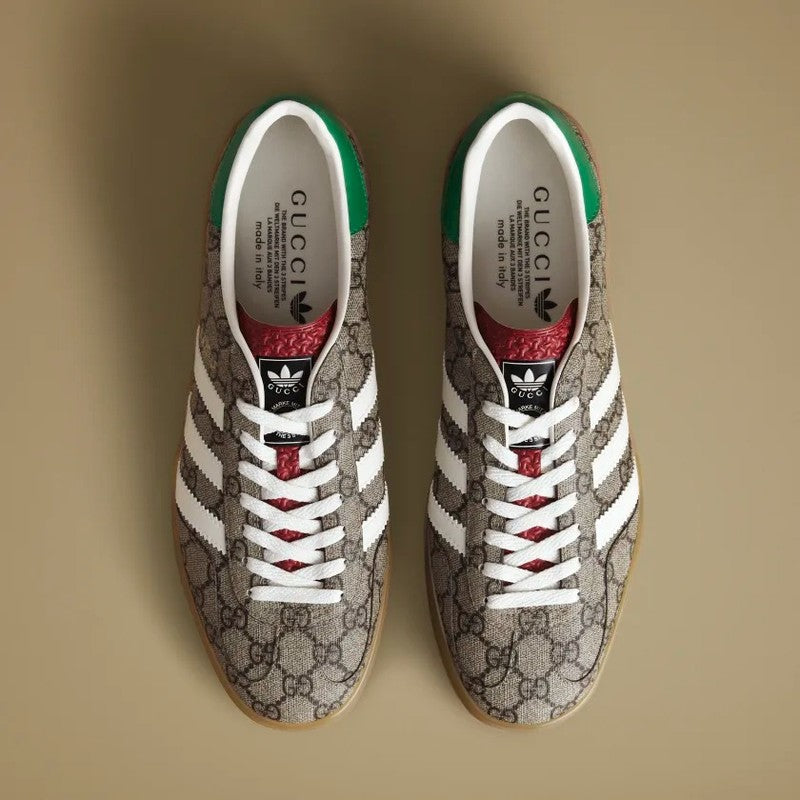 Adidas Gazelle x Gucci
"Beige GG Monogram"