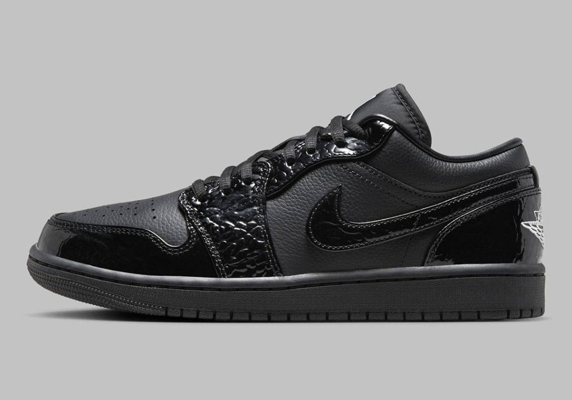Air Jordan 1 Low SE
"Patent Elephant Black" (Women's)