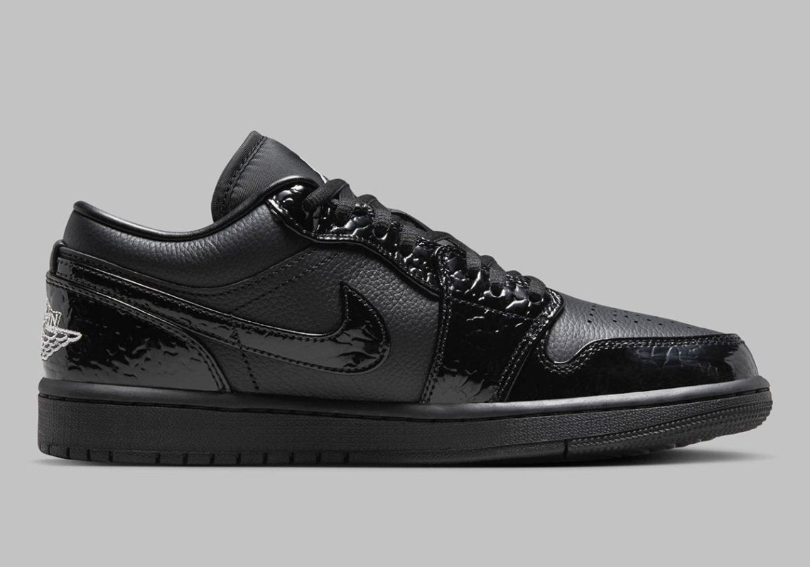 Air Jordan 1 Low SE
"Patent Elephant Black" (Women's)