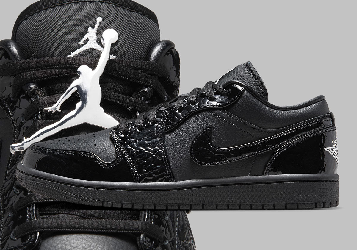 Air Jordan 1 Low SE
"Patent Elephant Black" (Women's)