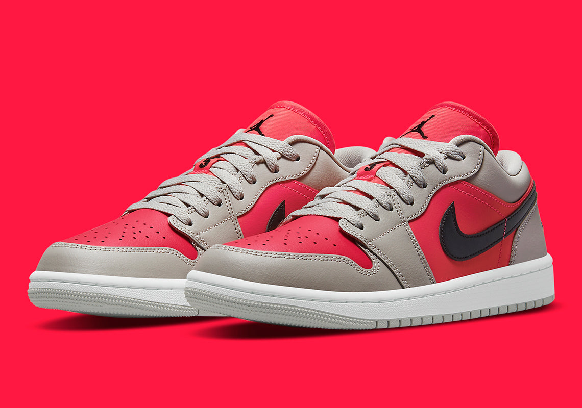 Air Jordan 1 Retro Low
"Light Iron Ore Siren Red" (Women's)