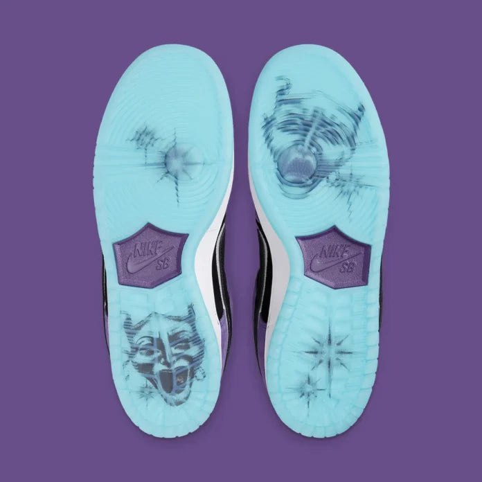 Nike SB Dunk Low Pro x Hayley Wilson
"Black and Court Purple"