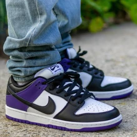 Dunk Low Court Purple On Feet Court Purple Dunks Outfit Jordan Air