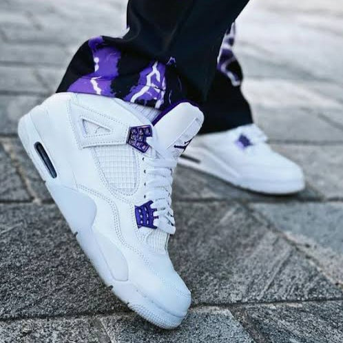 Air Jordan 4 Retro Metallic Purple Sneaker Point Zona Norte