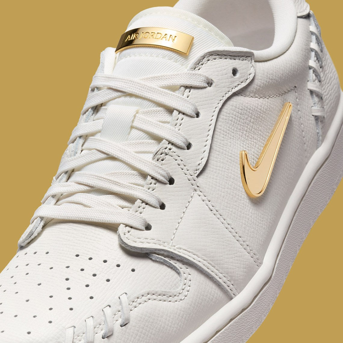 Air Jordan 1 Low "Method of Make Sail Metallic Gold" (Women's)