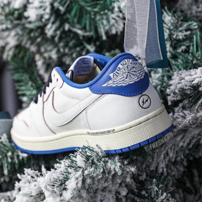 Air Jordan 1 Retro Low OG SP
Fragment x Travis Scott "Sail Military Blue"