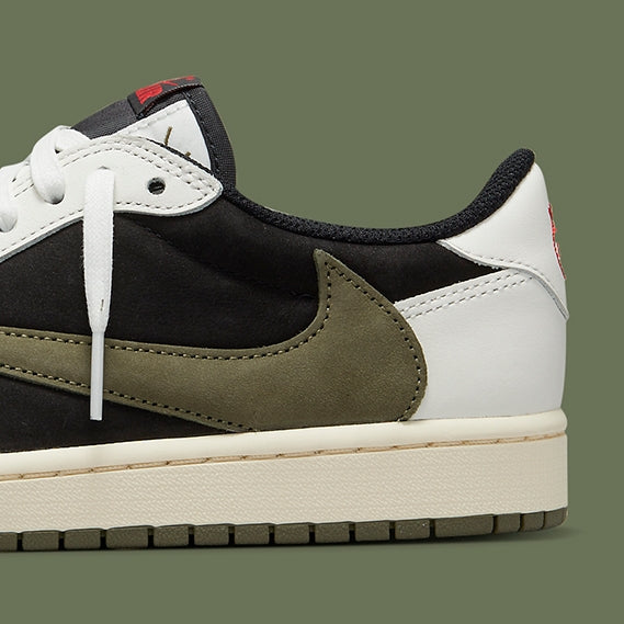 Air Jordan 1 Retro Low OG SP x 
Travis Scott "Olive"