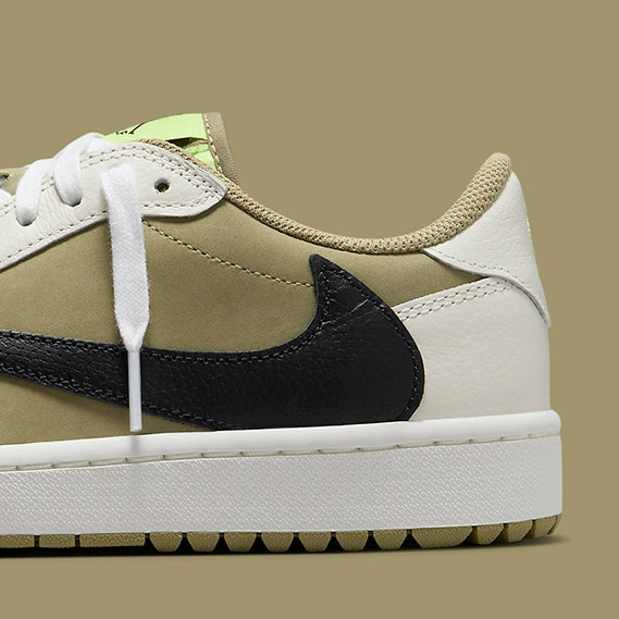 Air Jordan 1 Retro Low Golf x
Travis Scott "Neutral Olive"