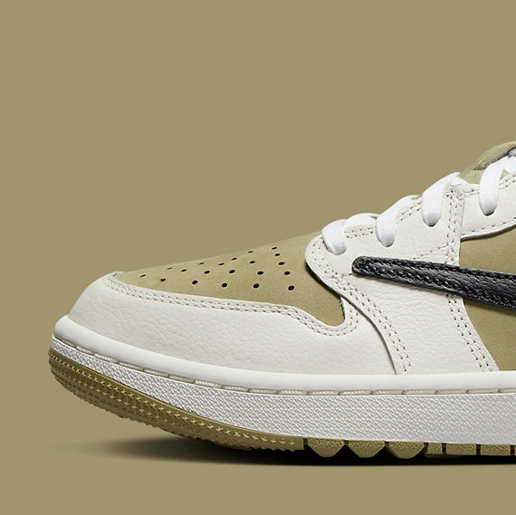 Air Jordan 1 Retro Low Golf x
Travis Scott "Neutral Olive"