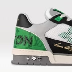 LOUIS VUITTON - LV Trainer
"Monogram strap Black White Green"