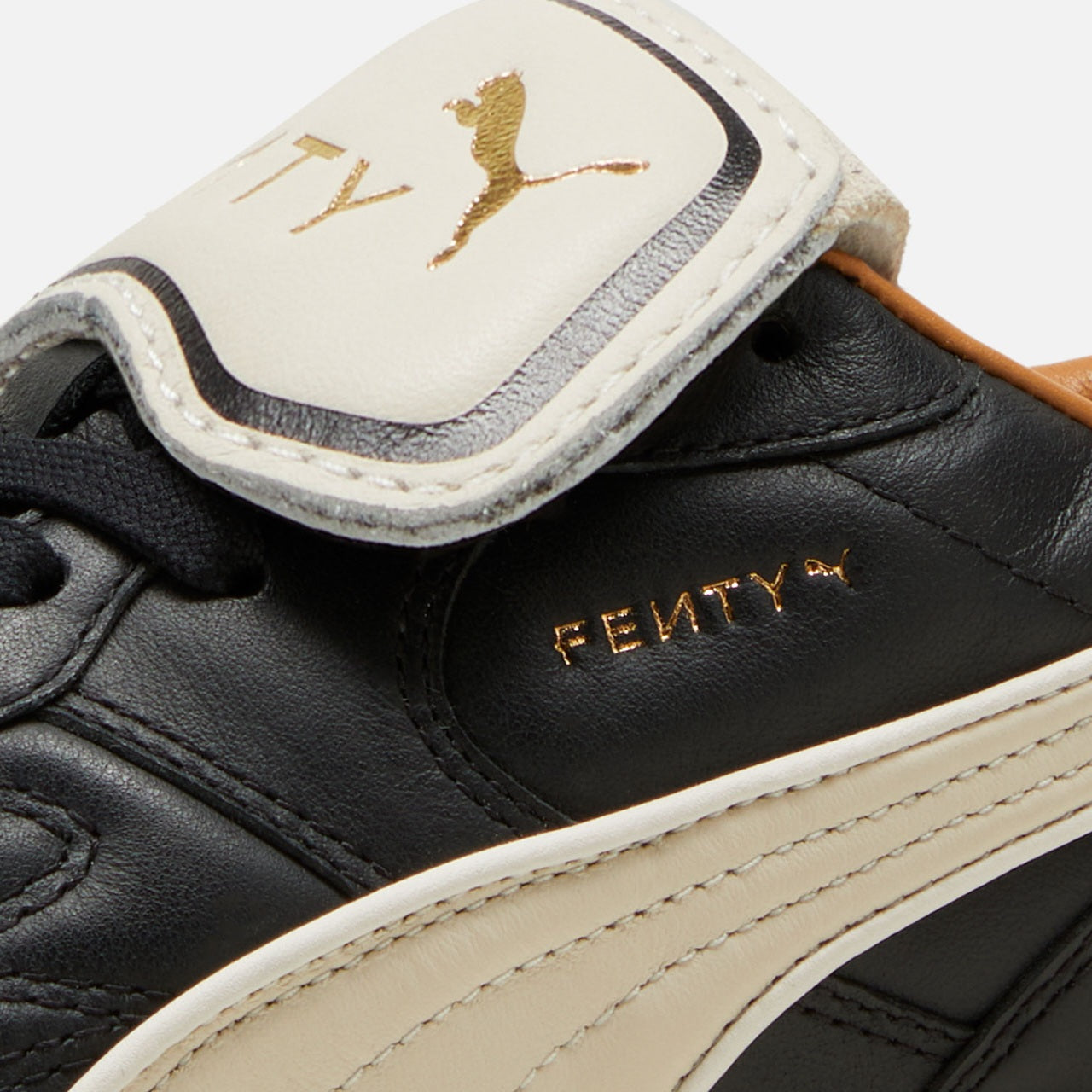 Puma Avanti VL x 
Rihanna Fenty Vintage "Leather Black'