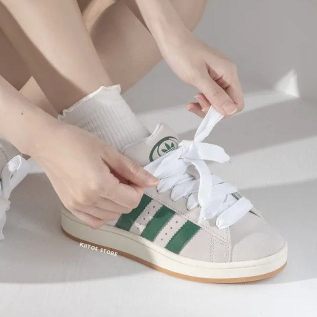 Adidas Campus 00s
"Crystal White Dark Green" (Women's)