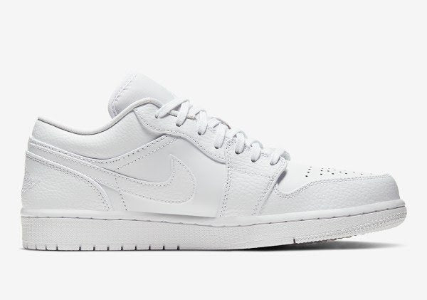 Air Jordan 1 Low
"Triple White Tumbled Leather"