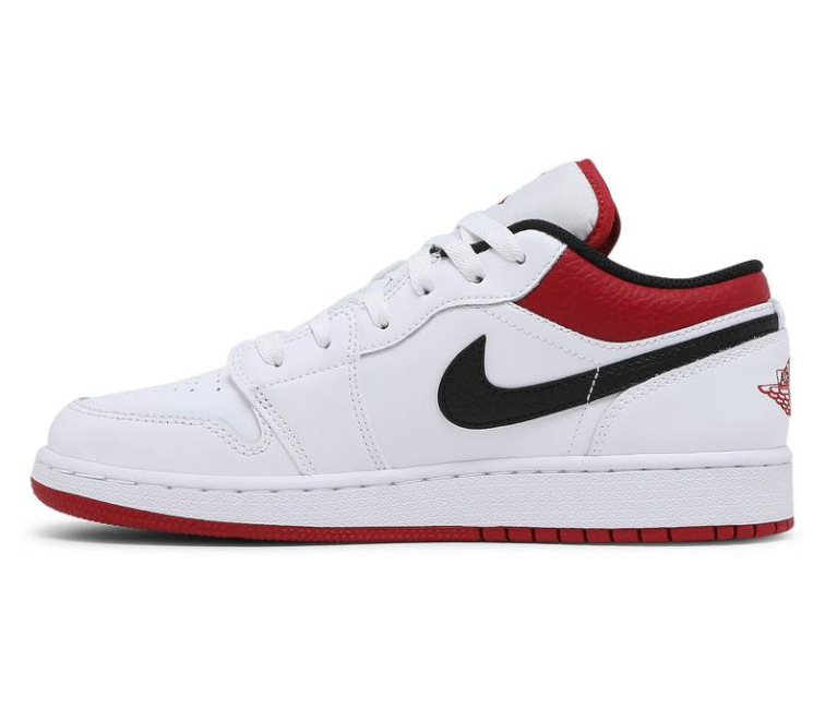 Air Jordan 1 Low
"White University Red Black"