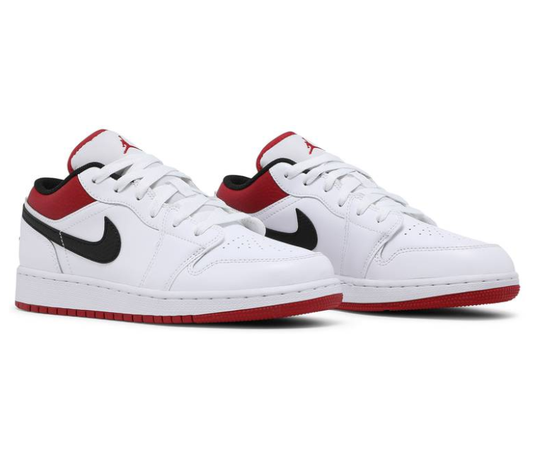 Air Jordan 1 Low
"White University Red Black"