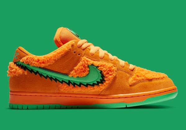 Nike SB Dunk Low x 
Grateful Dead Bears "Orange"