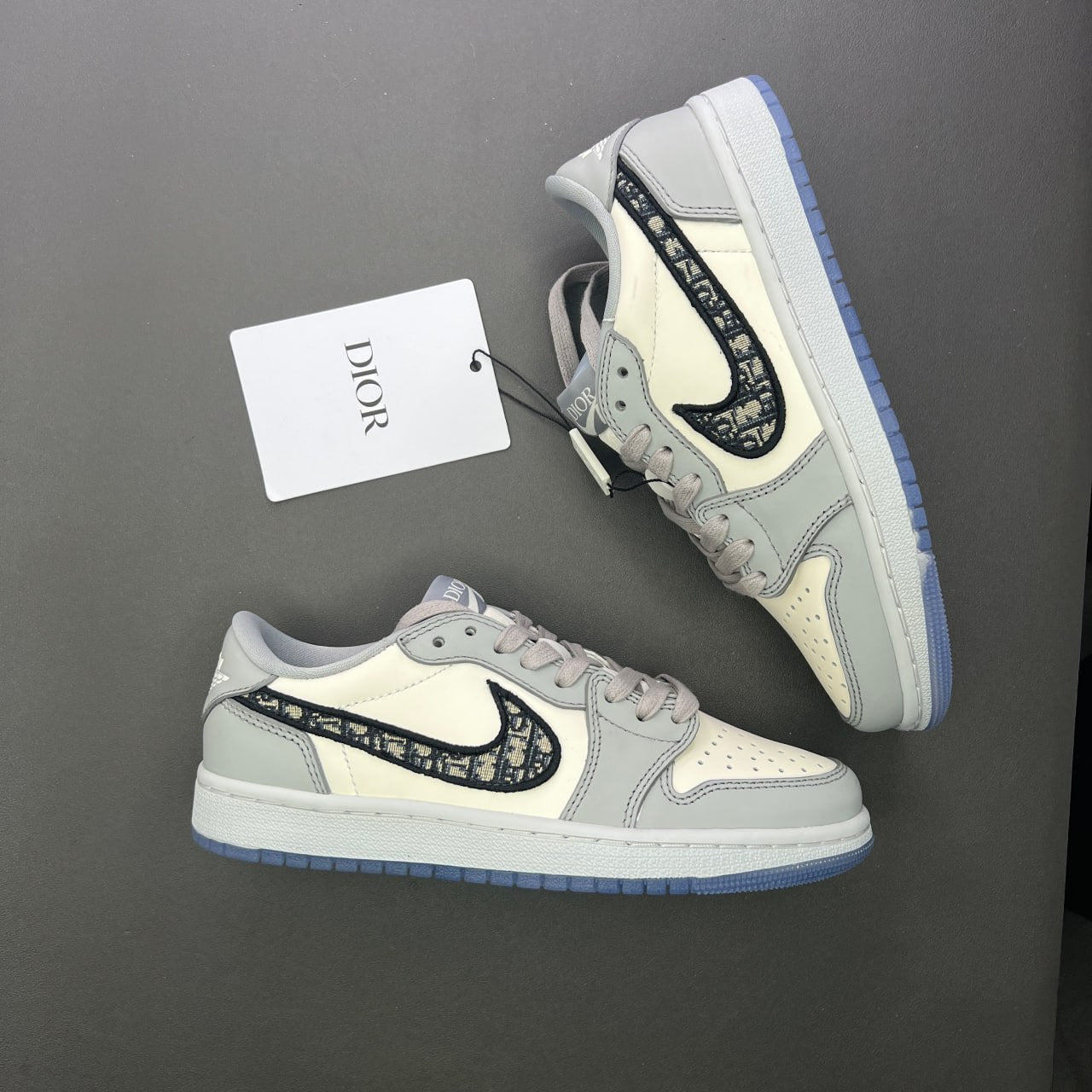 Air Jordan 1 High "Grey" × Dior