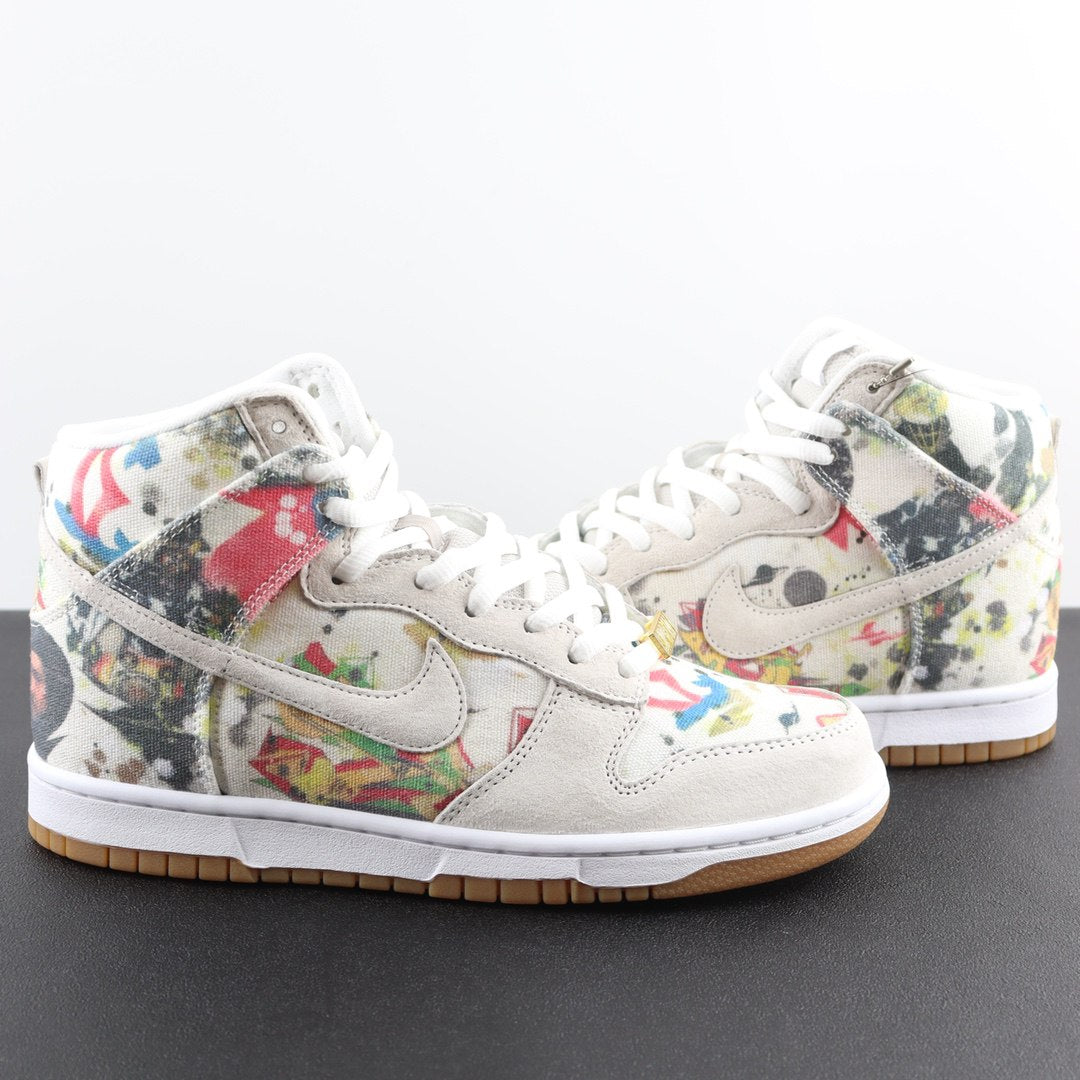 Nike SB Dunk High
"Supreme Rammellzee"