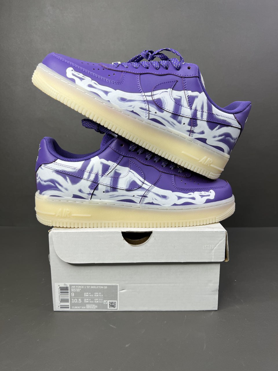 Air Force 1 Low '07 QS
"Purple Skeleton Halloween"