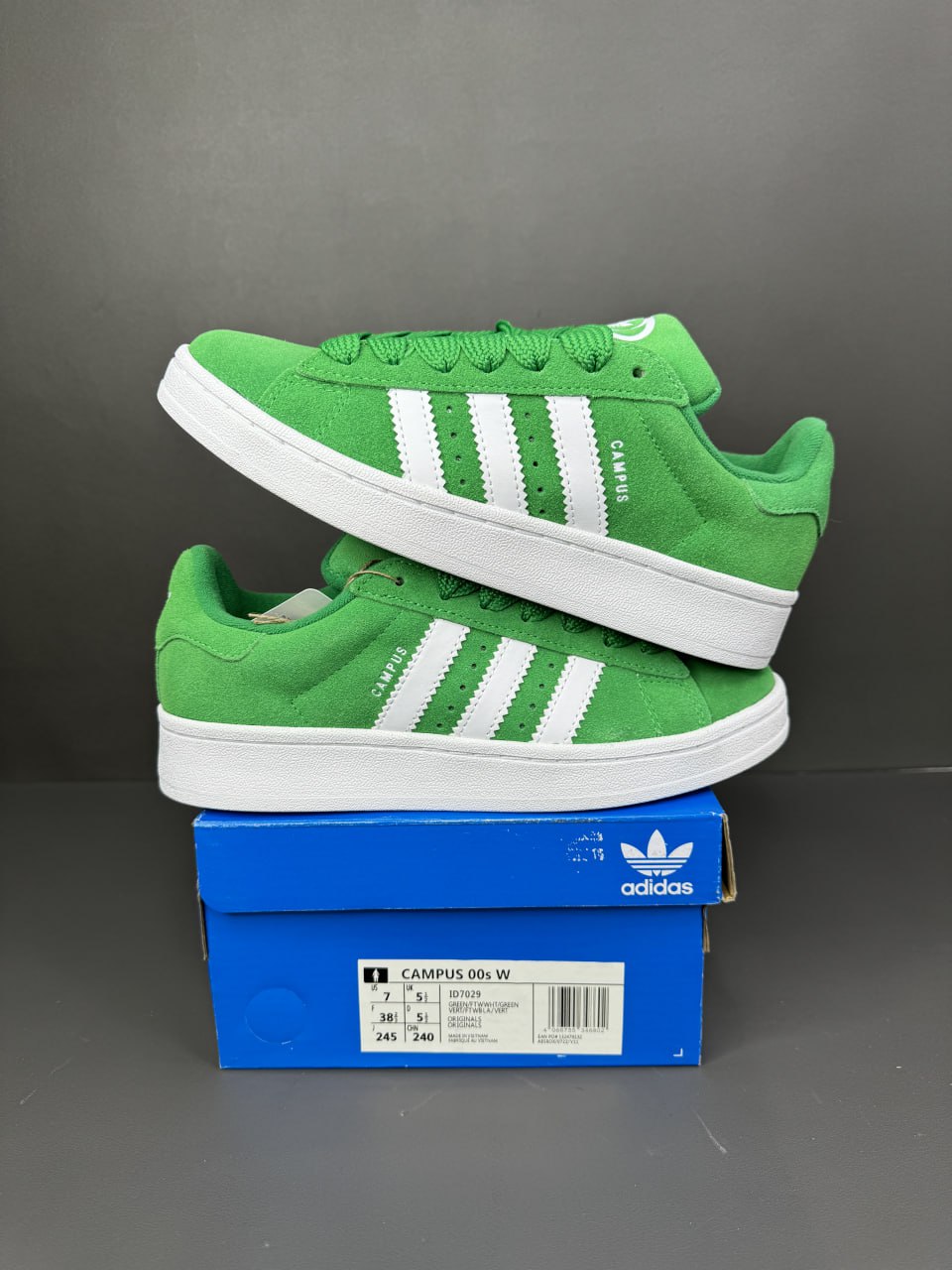 Adidas Campus 00s
"Green Cloud White" (Women's)