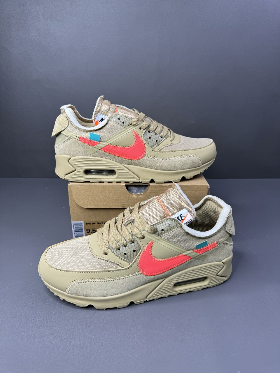 Air Max 90 x 
Off-White "Desert Ore"