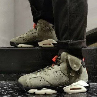 Air Jordan 6 Retro x 
Travis Scott "Cactus Jack"