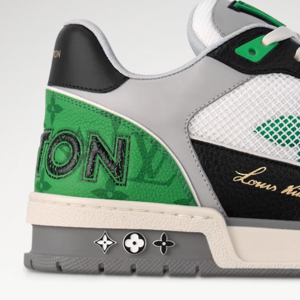 LOUIS VUITTON - LV Trainer
"Monogram strap Black White Green"