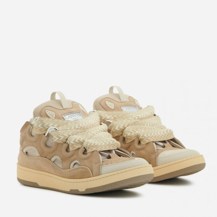 Lanvin Curb Sneaker
"Ecru" Lace-Up