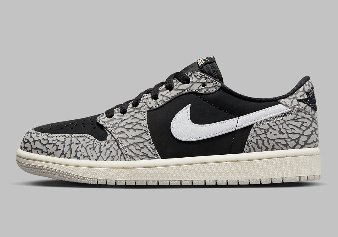 Air Jordan 1 Retro Low OG
"Black Cement"