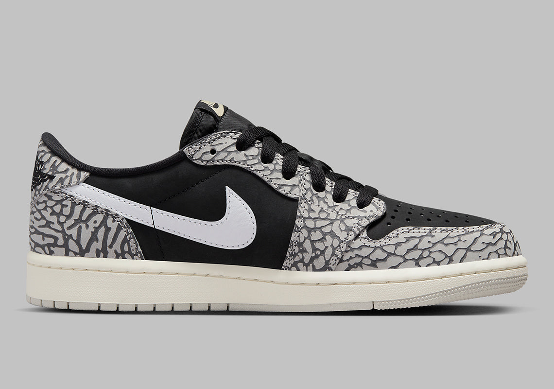 Air Jordan 1 Retro Low OG
"Black Cement"