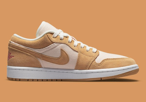 Air Jordan 1 Low SE
"Twine Orange Quartz Corduroy" (Women's)