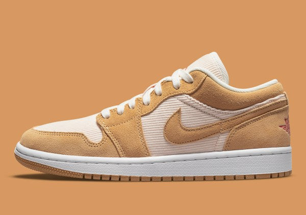 Air Jordan 1 Low SE
"Twine Orange Quartz Corduroy" (Women's)