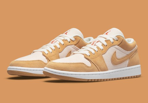 Air Jordan 1 Low SE
"Twine Orange Quartz Corduroy" (Women's)