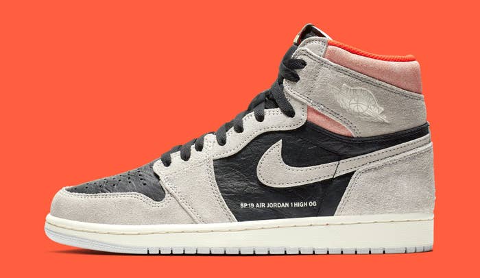 Air Jordan 1 Retro High
"Neutral Grey Hyper Crimson"