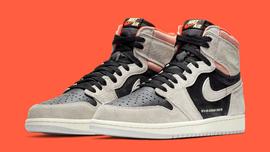 Air Jordan 1 Retro High
"Neutral Grey Hyper Crimson"