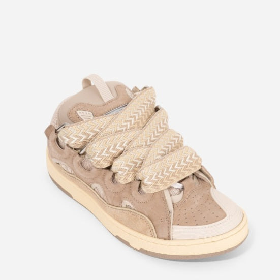 Lanvin Curb Sneaker
"Ecru" Lace-Up