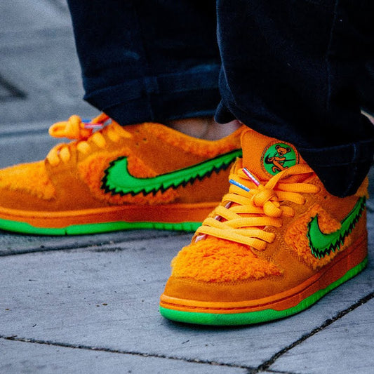 Nike SB Dunk Low x 
Grateful Dead Bears "Orange"