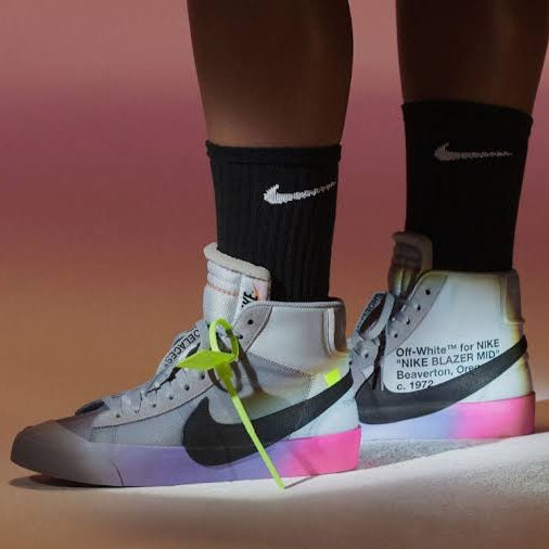 Nike Blazer Mid x
Off-White x Serena Williams  "Wolf Grey Serena Queen"