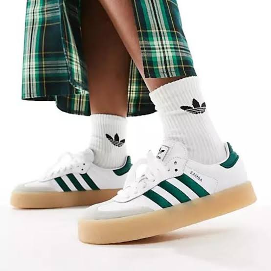 Adidas Sambae
"White Collegiate Green Gum" (Women's)