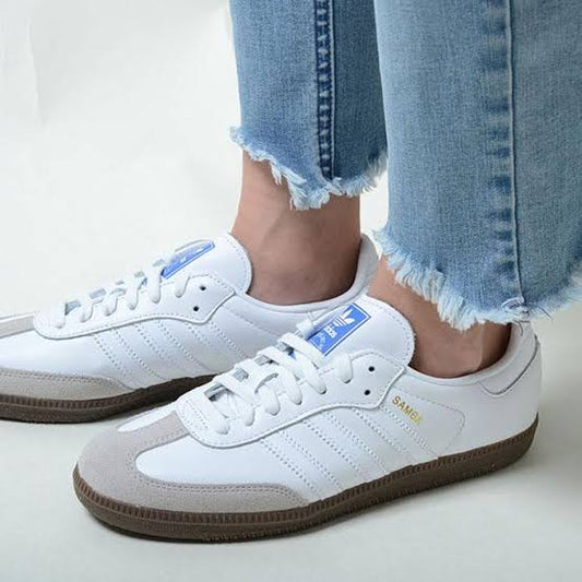 Adidas Samba
"Cloud White Blue Gum"