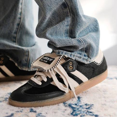 Adidas Samba Pony Tonal x 
Wales Bonner "Core Black"