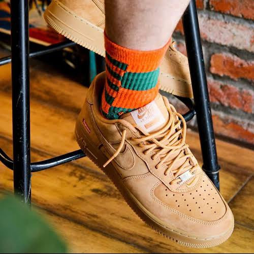 Supreme x Air Force I Low SP "Wheat"