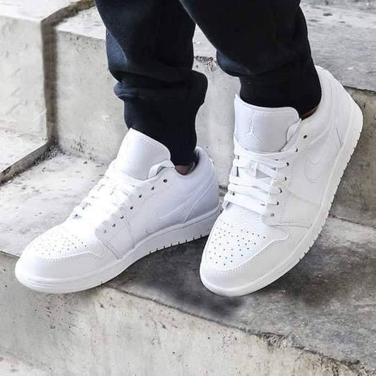 Air Jordan 1 Low
"Triple White Tumbled Leather"