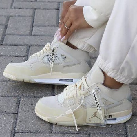 Air Jordan 4 Retro Off-White™   "Cream/Sail"